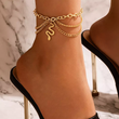 Load image into Gallery viewer, Snake Charm Ankle Bracelet