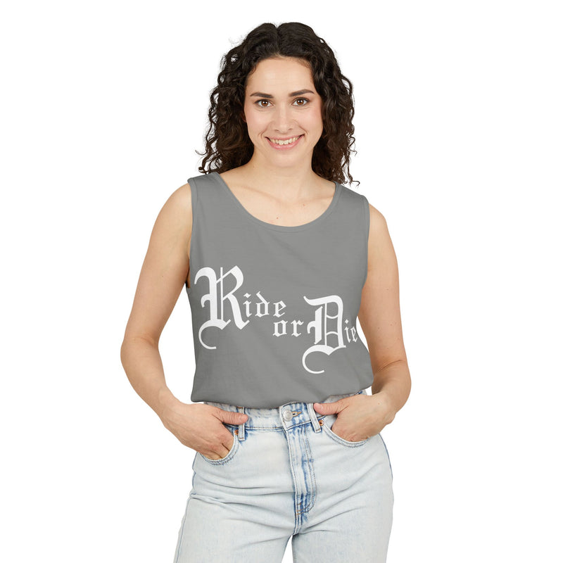 Ride or Die Women's Relaxed Jersey Tank Top - Womens Tee - Ride or Die shirt for her - gifts for her - loyalty - love - graphic tees