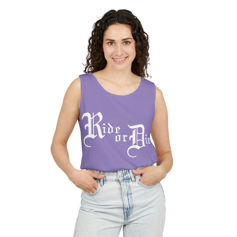 Ride or Die Women's Relaxed Jersey Tank Top - Womens Tee - Ride or Die shirt for her - gifts for her - loyalty - love - graphic tees