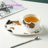 Cat Mug & Saucer