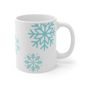 Happy Holidays mug - Silver Birch