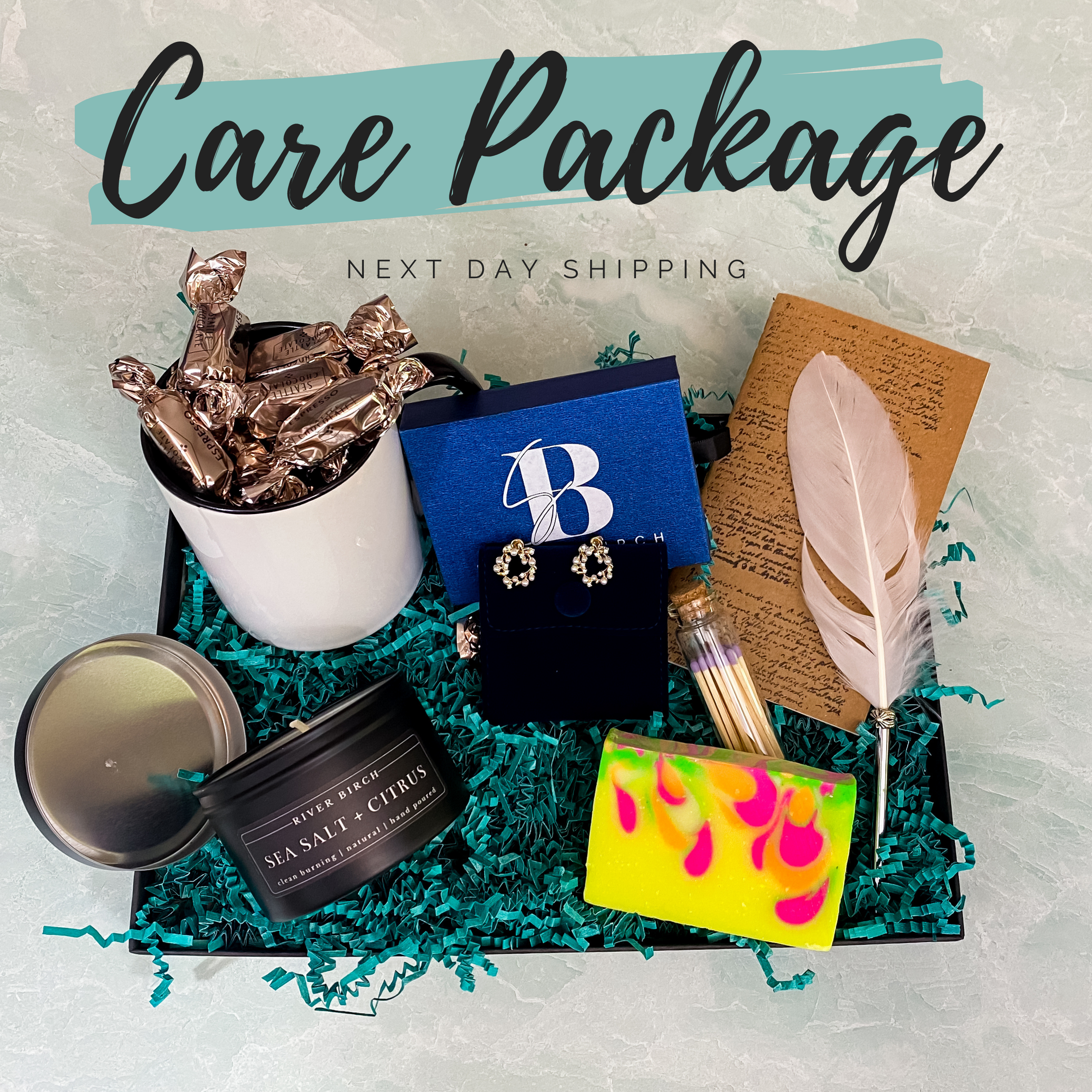 Mini Self Care Package Holiday Gift Birthday present Mothers Day Spa Gift Basket