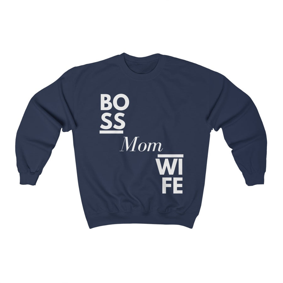 Mom Boss Wife Sweatshirt | Sweatshirt