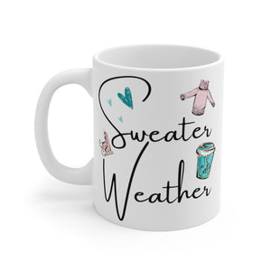 Sweater Weather mug - Silver Birch