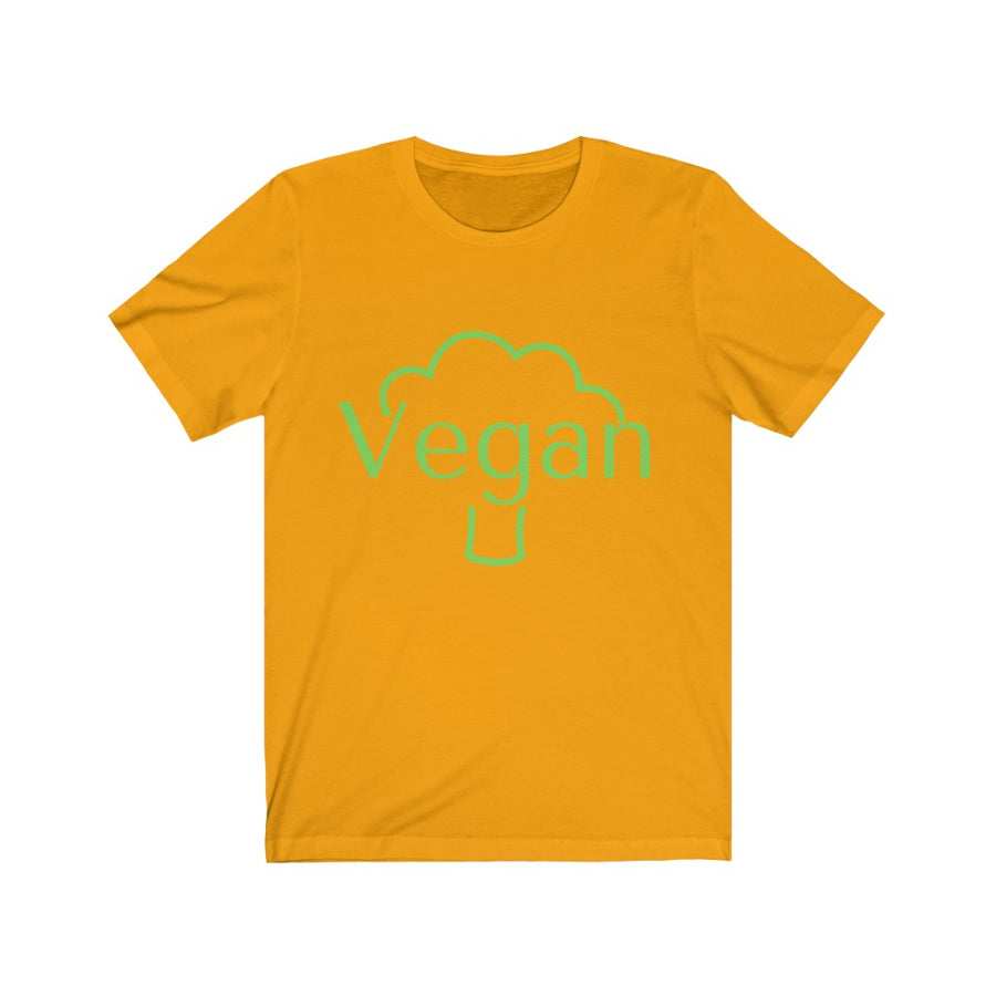 Vegan Unisex T shirt - Broccoli - Silver Birch