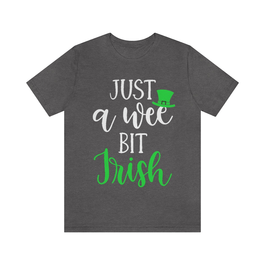 A Wee Bit Irish Unisex T-shirt | St Patricks Day Shirt
