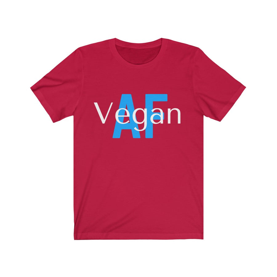 Vegan AF Unisex T shirt - Silver Birch