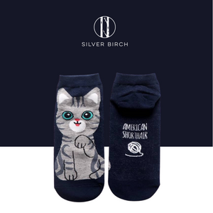 Generous Cat Socks Gift Box - Cat Pens & Mug