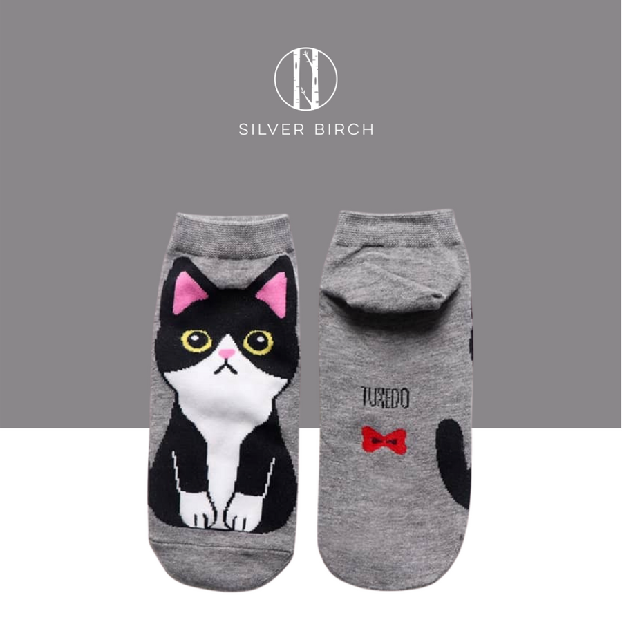 Meowzing Cat Socks Gift Box | Cat Scarf & Mug Set
