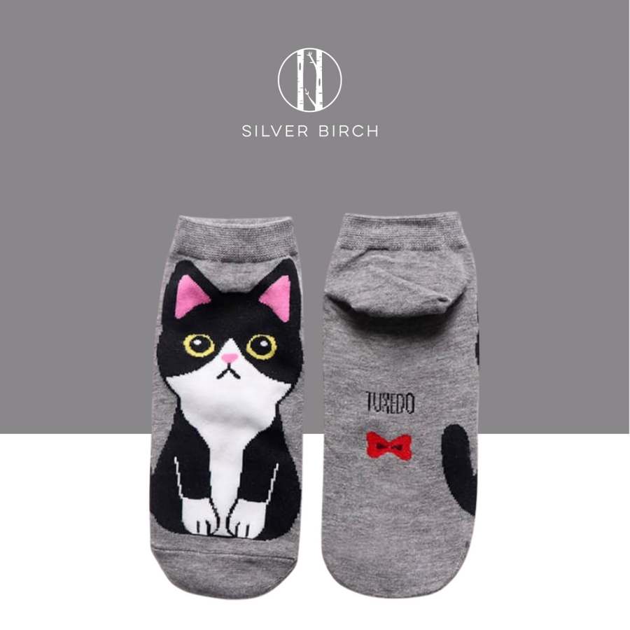 Generous Cat Socks Gift Box - Cat Pens & Mug – Silver Birch Gifts