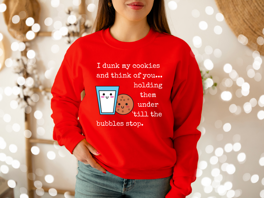 Cookies & Milk Sweatshirt | Unisex Crewneck Sweatshirt