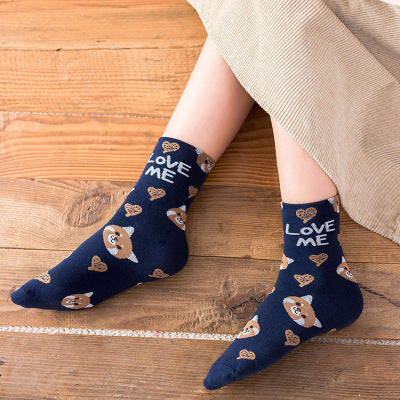 Kawaii Socks Pack of 5 | Cute Animals