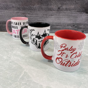 Hand Printed Mugs - Unique Drinkware
