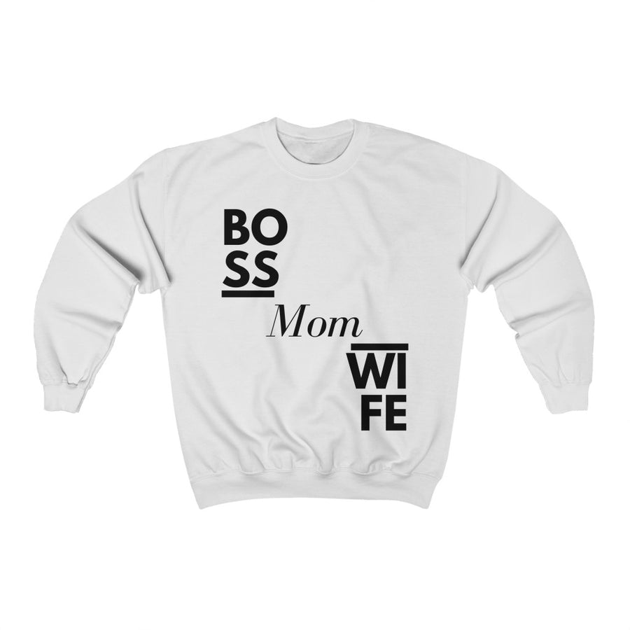 Mom Boss Wife Sweatshirt | Sweatshirt