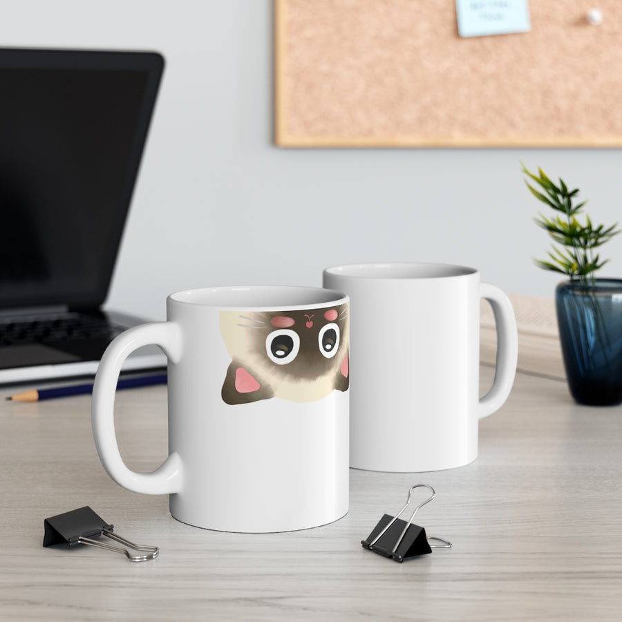 Siamese Himalayan Upside Down Cat mug - Cat mugs - coffee mug - gifts for coffee lovers - christmas gifts - Birthday ideas - Cat mom