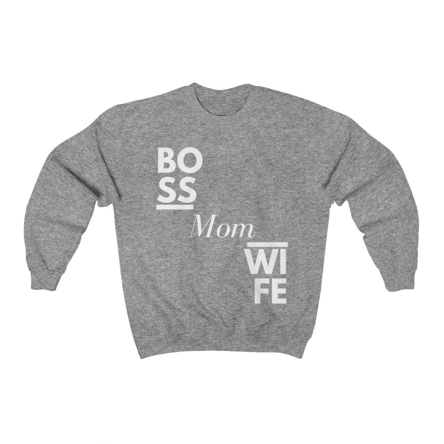 Mom Boss Wife Sweatshirt | Sweatshirt