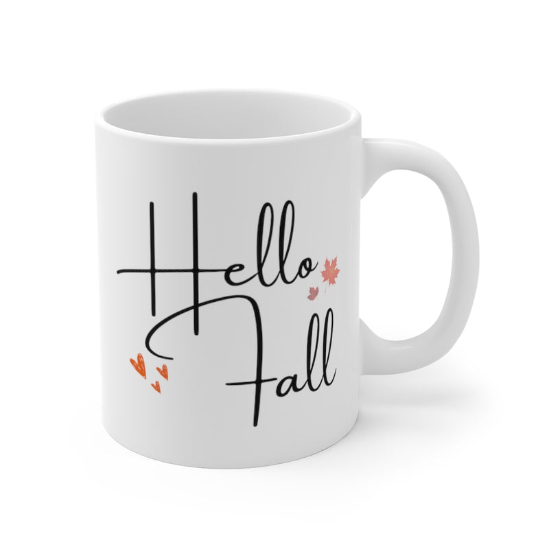 Hello Fall mug - PSL mugs - Silver Birch