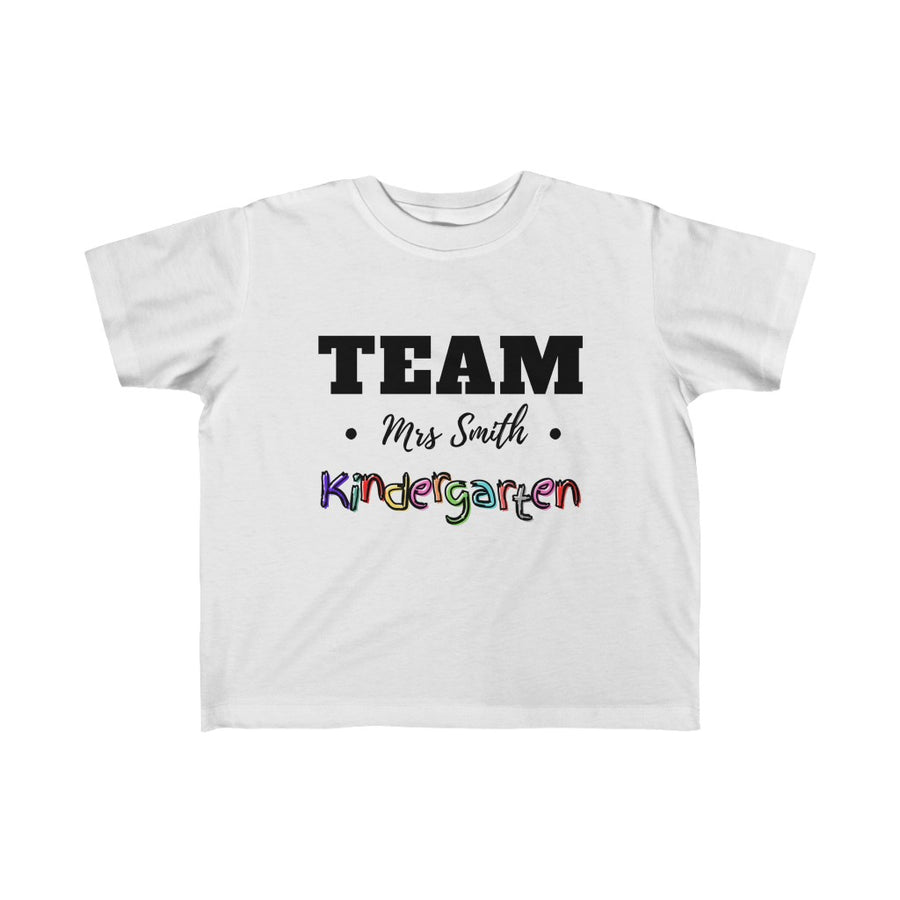 Kindergarten - personalized teacher name - Back to School - First Day of School